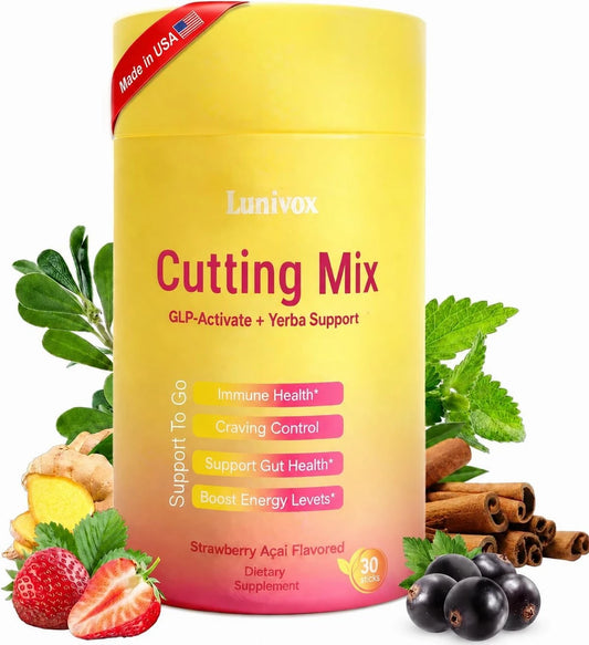 Lunivox GLP-1 Drink Mix for Energy and Gut Support