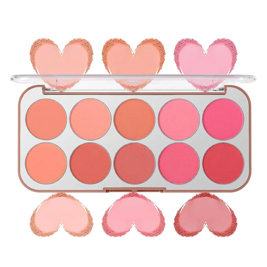 Springsky 10-Color Blush Palette